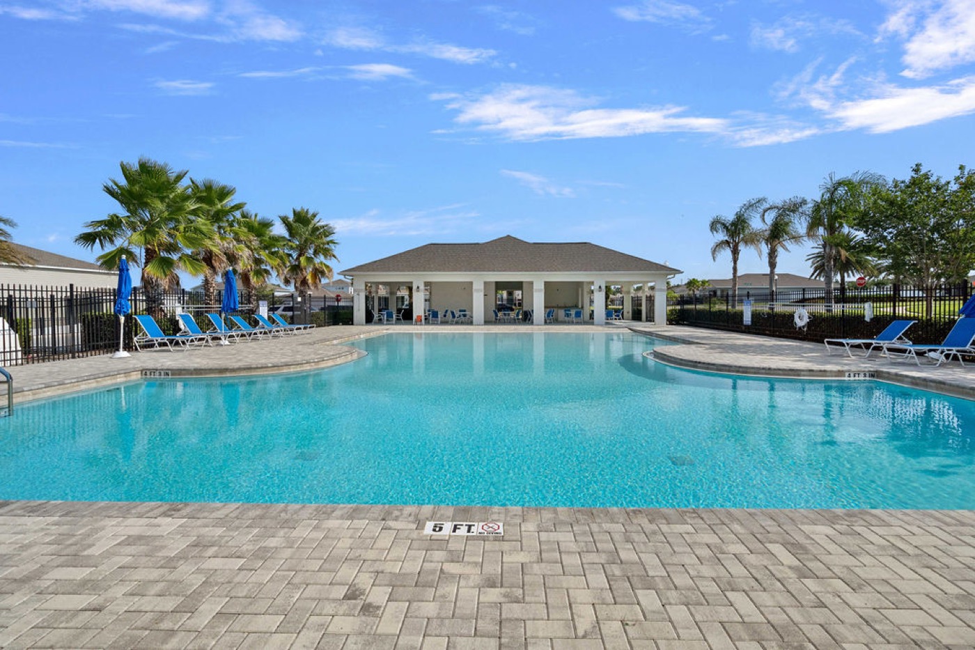 Resort-style community pool