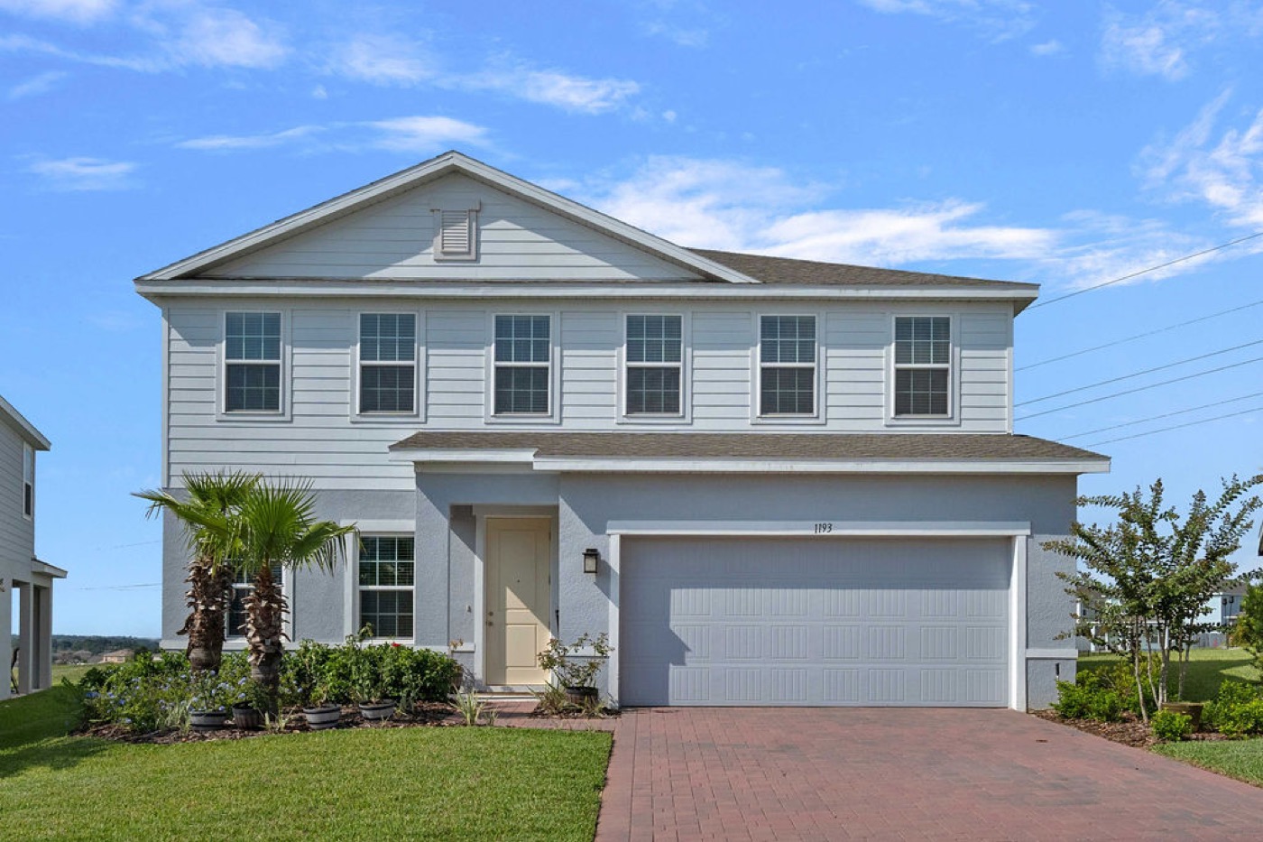 Front elevation by day