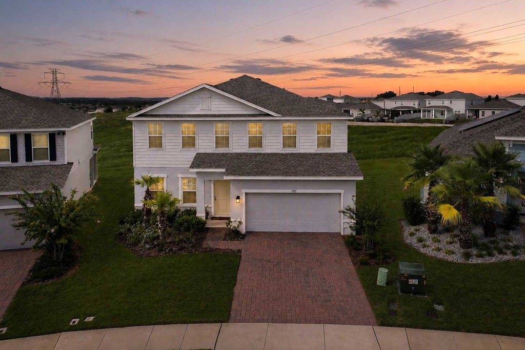 1193 Whispering Lane, Minneola FL at twilight