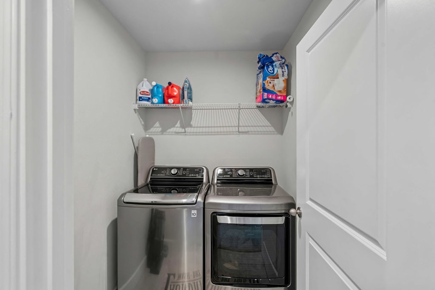 Second-floor laundry room