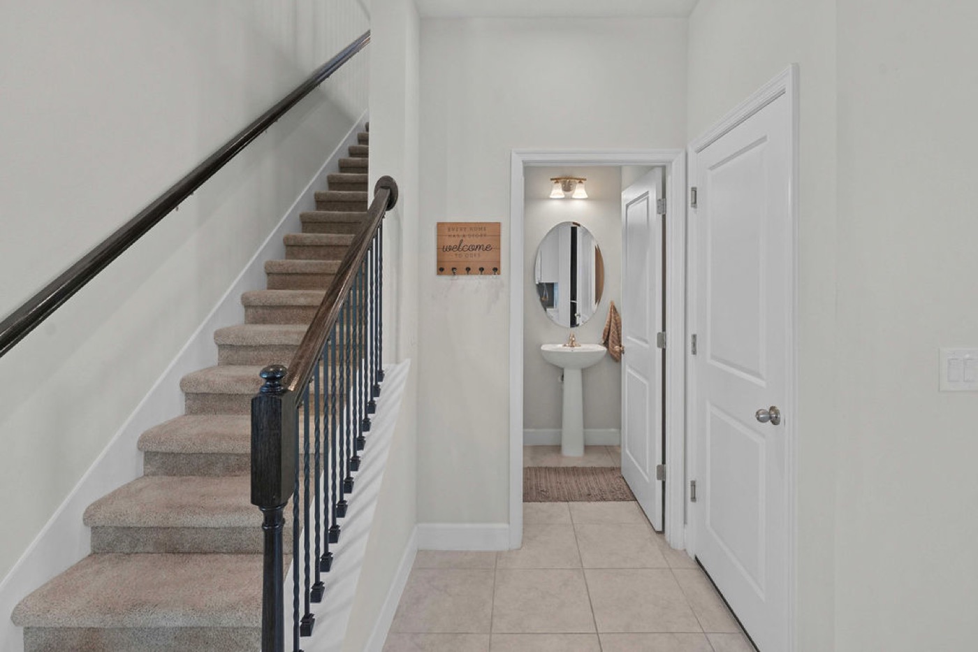 Entry and staircase