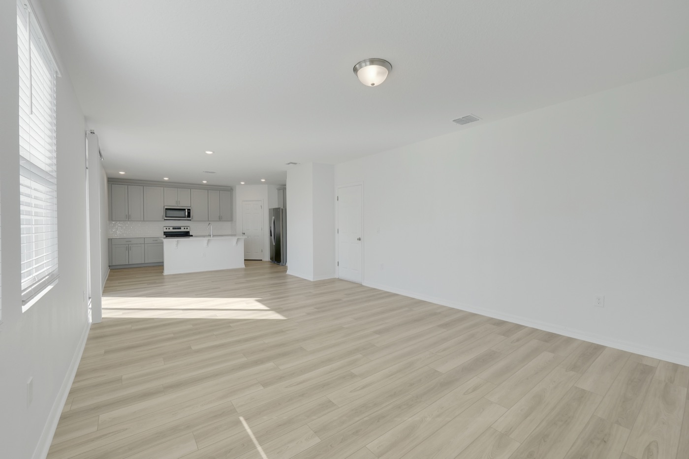Great room looking toward the kitchen