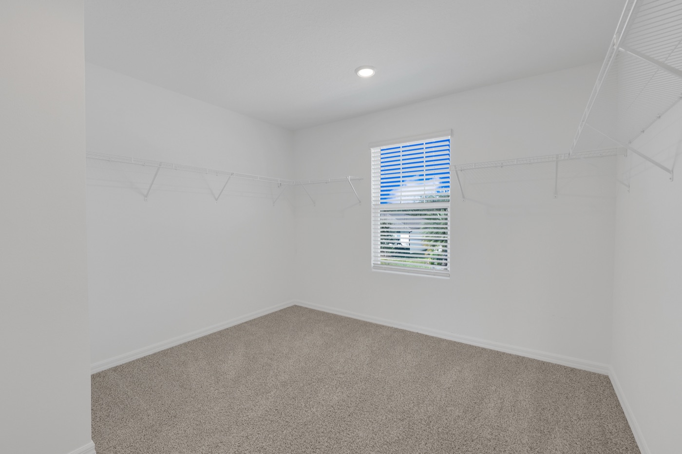 Primary walk-in closet
